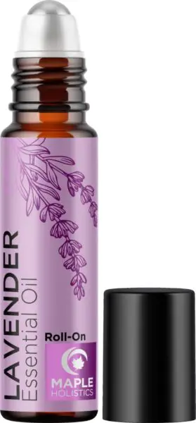 relax and unwind anywhere with this calming lavender essential oil roller